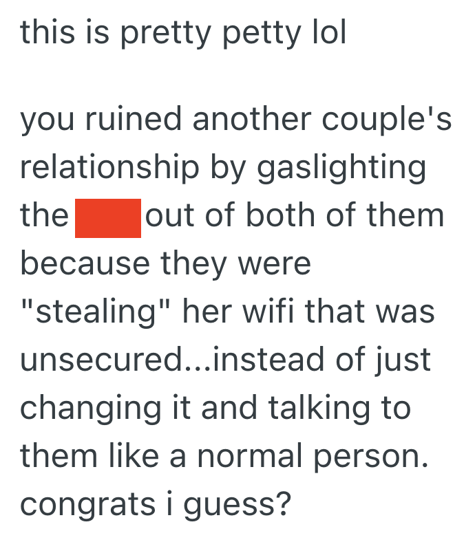 Screenshot 2025 03 12 at 11.02.55 AM A Boyfriend Discovers That A Neighbor Is Using His Girlfriends WiFi, So He Makes Some Changes That Have Serious Consequences